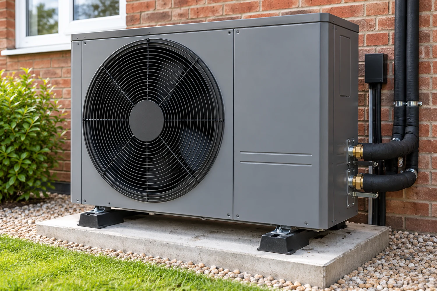 Outdoor air source heat pump unit