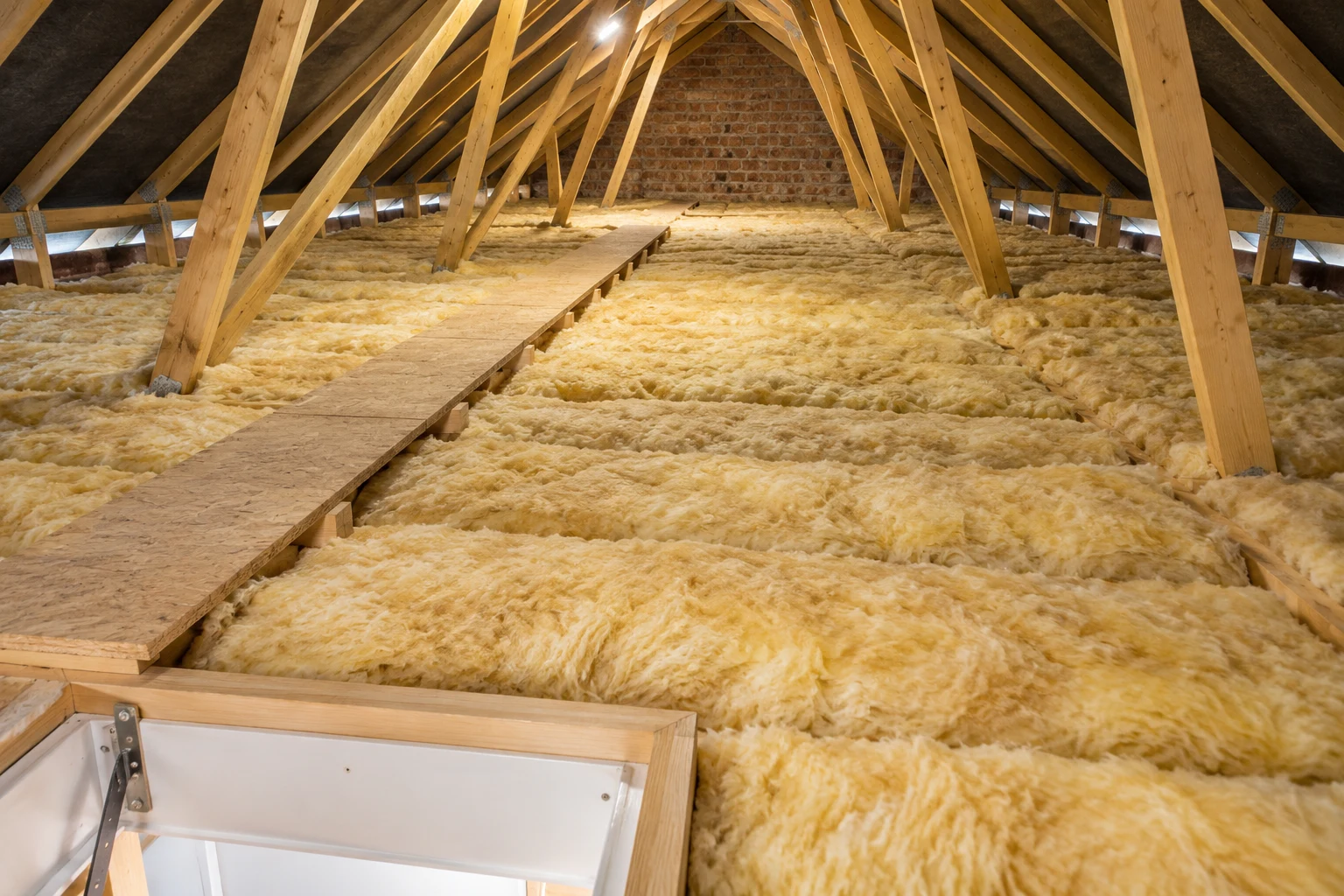 Finished British Loft Insulation